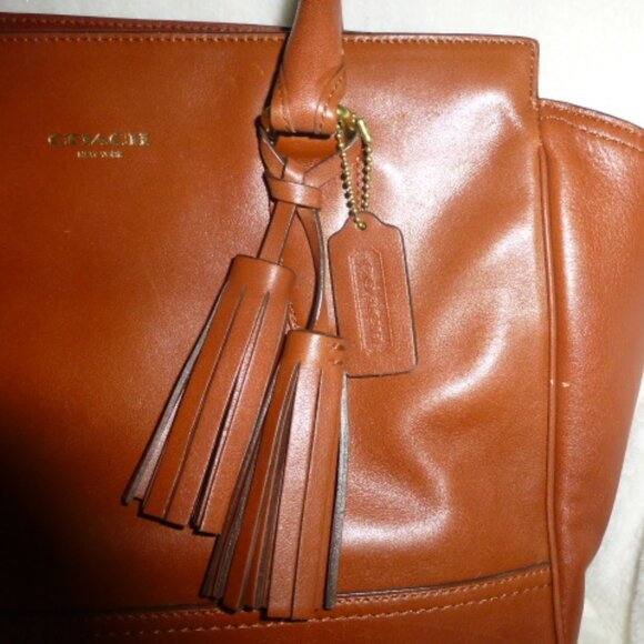 Coach Legacy Candace Carryall Leather Satchel Handbag Brown Tote 19890 - Picture 4 of 16